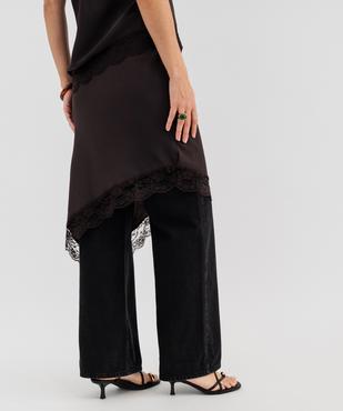 Jupe au bas asymétrique femme vue4 - GEMO(FEMME PAP) - GEMO