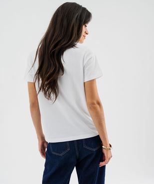 Tee-shirt manches courtes collection Noël femme vue3 - GEMO(FEMME PAP) - GEMO