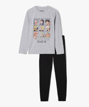 Pyjama garçon bicolore à manches longues – One Piece vue1 - ONE PIECE - GEMO