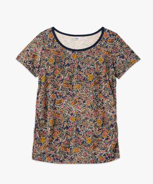 Tee-shirt de grossesse imprimé à manches courtes vue4 - GEMO 4G MATERN - GEMO
