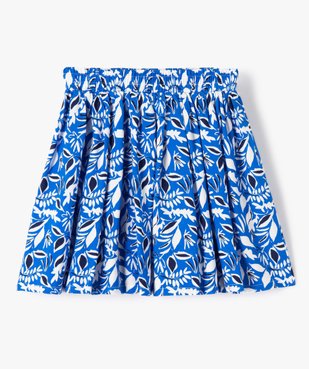 Jupe fille à motif feuillage et taille élastique vue3 - GEMO (ENFANT) - GEMO