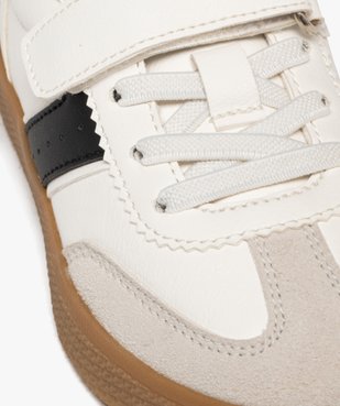 Baskets à scratch avec bandes contrastantes garçon - Camps United vue7 - CAMPS - GEMO