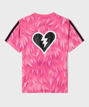 Tee-shirt manches courtes avec motifs et inscriptions garçon - Adidas x Fortnite vue4 - ADIDAS - GEMO