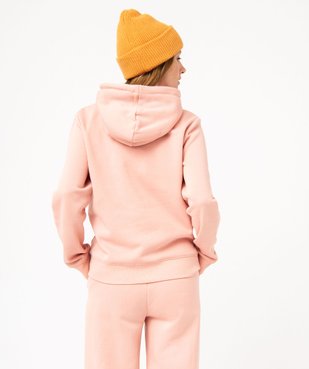 Sweat à capuche intérieur molletonné femme vue3 - GEMO(FEMME PAP) - GEMO