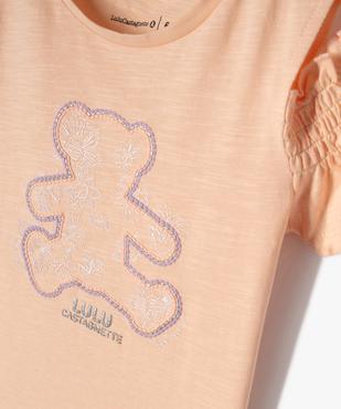 Tee-shirt manches courtes à épaules dénudées fille - LuluCastagnette vue2 - LULUCASTAGNETTE - GEMO