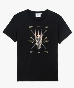 Tee-shirt à manches courtes imprimé homme - Seigneur des anneaux vue4 - SEIGNEUR ANNEAU - GEMO