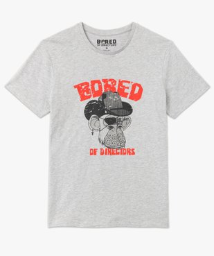 Tee-shirt homme imprimé à manches courtes - Bored of Directors vue4 - BORED DIRECTORS - GEMO