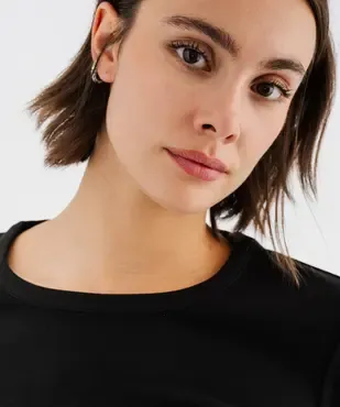 Tee-shirt pyjama manches longues femme vue4 - GEMO(HOMWR FEM) - GEMO