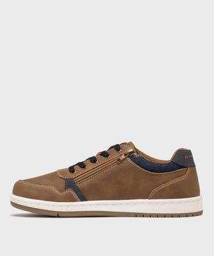 Baskets basses de ville à lacets et zip garçon -  Buggy Shoes vue3 - BUGGY GEMO FOR GOOD - GEMO