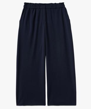 Pantalon fluide coupe large femme grande taille vue4 - GEMO (G TAILLE) - GEMO