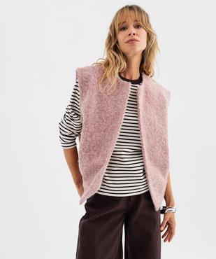 Gilet sans manches coupe oversize femme vue1 - GEMO(FEMME PAP) - GEMO