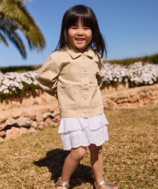 Veste en twill de coton bébé fille - LuluCastagnette vue5 - LULUCASTAGNETTE - GEMO