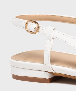 Ballerines vernies slingback à bout carré et brides femme - Follow Me vue6 - FOLLOW ME - GEMO