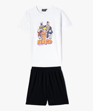 Pyjashort bicolore avec motif manga garçon - Naruto vue1 - NARUTO - GEMO