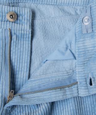Pantalon staight en velours côtelée à taille réglable fille vue3 - GEMO (JUNIOR) - GEMO