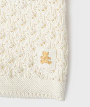 Combishort en coton façon crochet bébé fille - LuluCastagnette vue3 - LULUCASTAGNETTE - GEMO