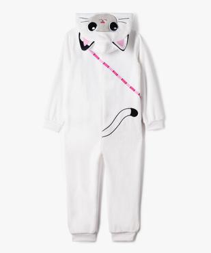 Combinaison pyjama en maille peluche motif chat fille - Gabby’s Dollhouse vue4 - GABBY - GEMO