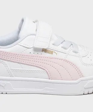 Baskets à scratch et lacets élastiqués ado fille - Puma vue6 - PUMA - GEMO
