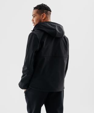 Blouson softshell à capuche déperlant homme vue3 - GEMO (HOMME) - GEMO