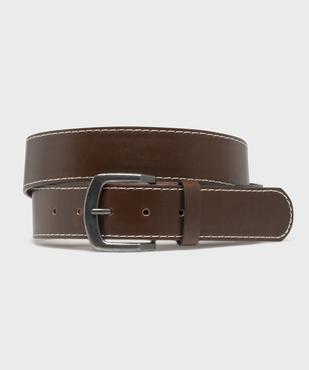 Ceinture avec large boucle en métal vieilli homme vue3 - GEMO (ACCESS) - GEMO