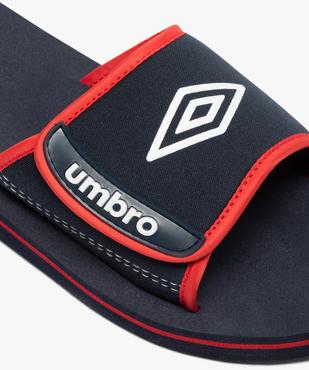 Mules de piscine garçon bicolores à scratch - Umbro vue6 - UMBRO - GEMO