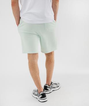 Bermuda en maille French Terry avec taille ajustable homme vue3 - GEMO 4G HOMME - GEMO