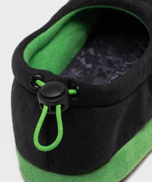 Chaussons en velours avec motif jeu vidéo garçon - Minecraft vue6 - MINECRAFT - GEMO