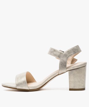 Sandales femme à talon et larges brides vue3 - VALENTINA BALDA - GEMO