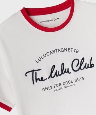 Tee-shirt manches courtes en jersey brodé garçon - LuluCastagnette vue2 - LULU CASTAGNETTE GEMO FOR GOOD - GEMO