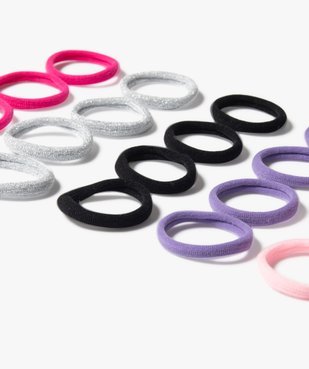 Elastiques ronds pour cheveux fille (lot de 20) vue3 - GEMO (ENFANT) - GEMO