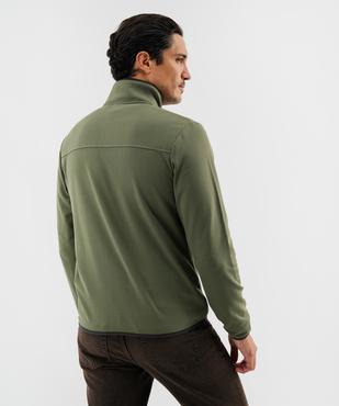 Sweat zippé extensible intérieur polaire texturé homme - Roadsign vue3 - ROADSIGN GEMO FOR GOOD D - GEMO