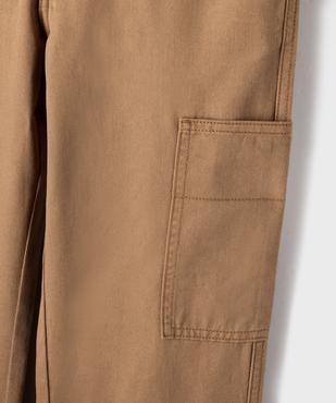Pantalon loose à poches cargo et taille élastiquée garçon vue2 - GEMO 4G GARCON - GEMO