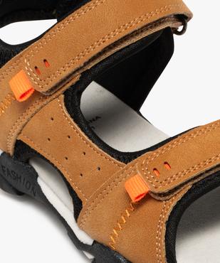 Sandales sport à 3 brides scratch garçon vue6 - BUGGY - GEMO