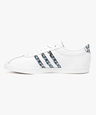 Baskets Courset Adidas avec touches colorées vue3 - ADIDAS - GEMO