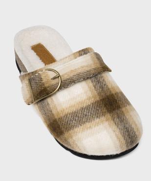 Chaussons sabots doublés sherpa femme - Roadsign vue5 - ROADSIGN - GEMO