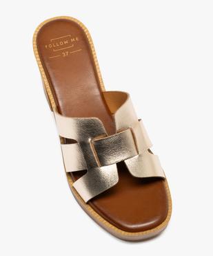 Mules à talon haut et bout ouvert femme vue5 - FOLLOW ME - GEMO