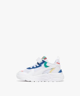 Baskets garçon en mesh et à scratch avec semelle épaisse - Puma vue3 - PUMA - GEMO