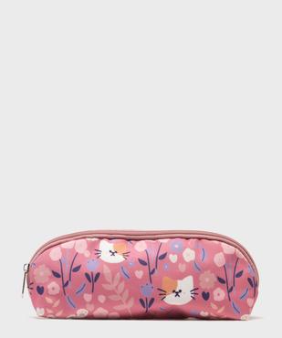 Sac à dos multipoche en toile avec trousse assortie fille vue3 - GEMO (ACCESS) - GEMO