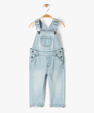 Salopette en jean bébé garçon vue1 - GEMO(BEBE DEBT) - GEMO