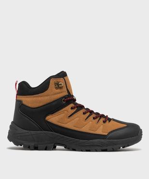 Chaussures de randonnée montantes à semelle crantée homme vue1 - 5 MILES - GEMO