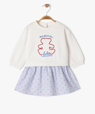 Robe 2 en 1 bébé fille - LuluCastagnette vue1 - LULUCASTAGNETTE - GEMO
