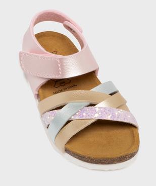 Sandales à brides irisées et scratch bébé fille vue5 - LOVELY WINGS GEMO FOR GOOD - GEMO