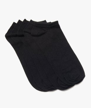 Chaussettes ultra courtes unies homme (lot de 5) vue1 - GEMO 4G HOMME - GEMO