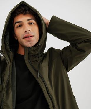 Blouson imperméable à capuche homme vue1 - GEMO 4G HOMME - GEMO