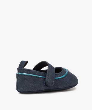 Chaussures de naissance bébé fille babies pailletées vue4 - GEMO(BB COUCHE) - GEMO