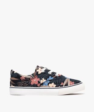 Tennis en toile fleurie fille - Camps United vue1 - LOVELY WINGS - GEMO