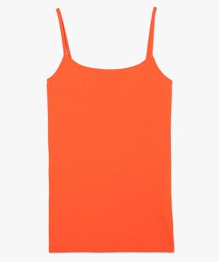 Débardeur uni à fines bretelles femme vue4 - GEMO(FEMME PAP) - GEMO