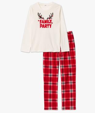 Pyjama de Noël en polaire douillete femme vue4 - GEMO(HOMWR FEM) - GEMO