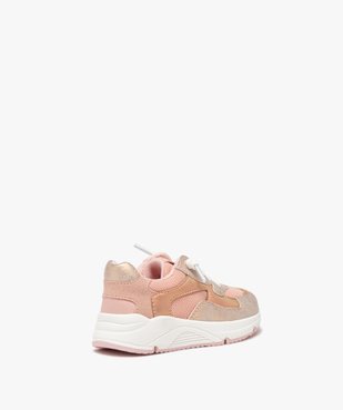Baskets bébé fille unies en mesh avec détails irisés vue5 - LOVELY WINGS GEMO FOR GOOD - GEMO