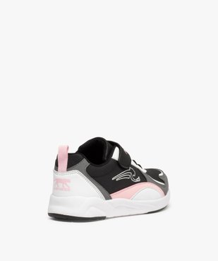 Baskets fille extra légères à lacets et scratch – Airness Angela vue4 - AIRNESS - GEMO